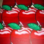 MELE ROSSE 80X50 OLIO SU TELA