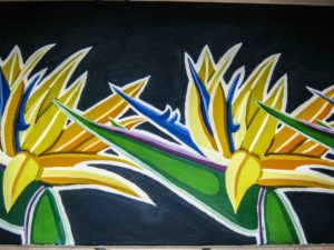 particolare di strelitzia